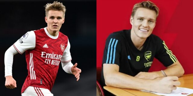 EPL: Martin Odegaard signs new Arsenal contract until 2028