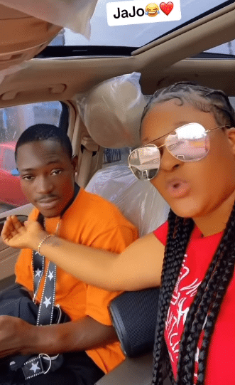 "Power of money" - Reactions as DJ Chicken flaunts his pretty girlfriend (Video)