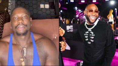 VeryDarkman overjoyed as Davido surprises him, shares dm (Video)