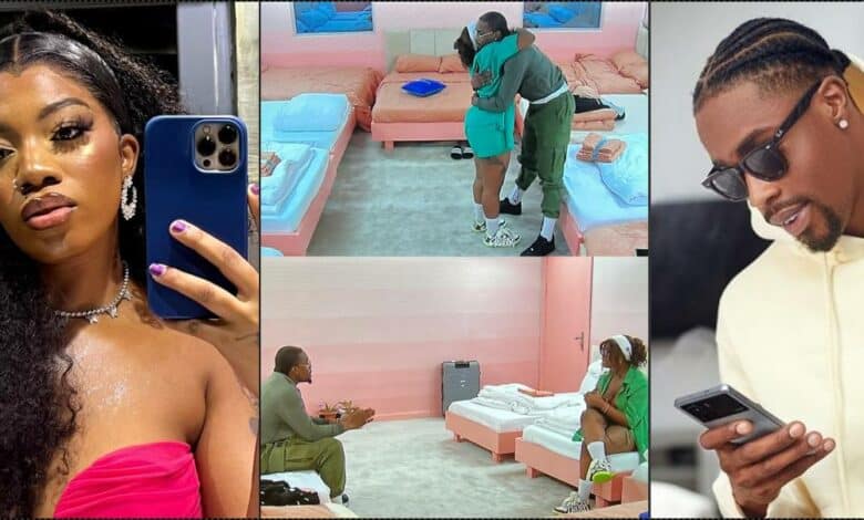 #BBNaijaAllStars: Angel and Neo make up following clash (Video)