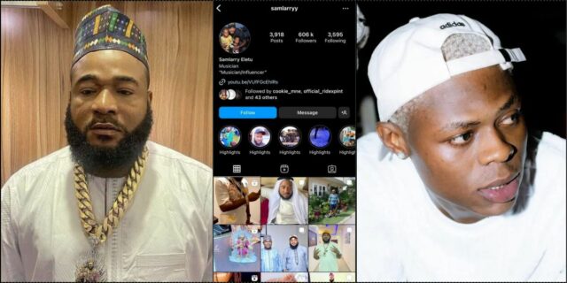 Sam Larry briefly returns to Instagram, takes off as Mohbad's fans bombard him