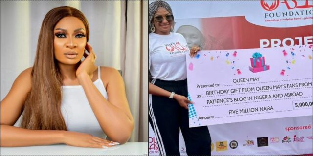 May Edochie over the moon as she receives N5M gift from fans
