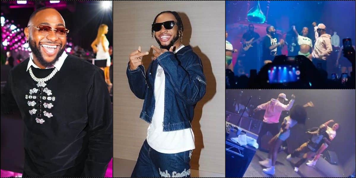 Poco Lee Stuns Davido in the UK, Prompting a Stage Run-off