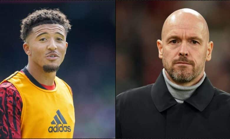 EPL: Jadon Sancho won’t be Missed – Erik ten Hag