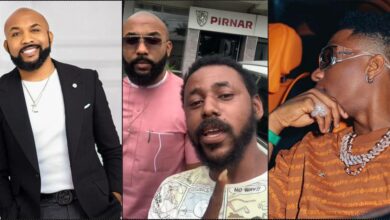 Check out reaction of Banky W as fan describes him as 'the man who made Wizkid' (Video)