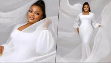 "White means rich" — Eniola Badmus says as she rolls out stunning photos ahead of 41st birthday