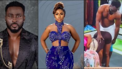 "If that thing gets there" — Mercy Eke says as she twerks a storm for Pere