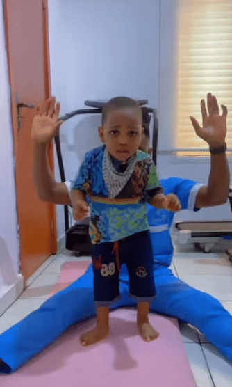 Little boy takes his first step after 2 years of trying to walk, Video melts hearts