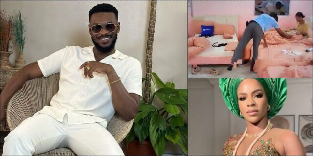 Adekunle serves Venita breakfast in bed following cold dinner date (Video)