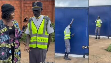 Nigerian security guard who returned with nothing after 20 years abroad emotional as he receives over N500K (Video)