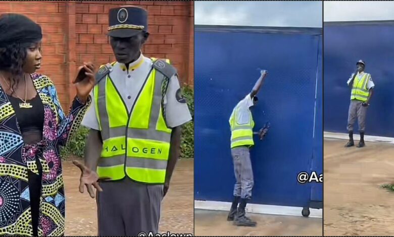 Nigerian security guard who returned with nothing after 20 years abroad emotional as he receives over N500K (Video)