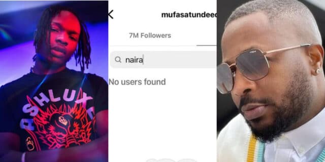 Tunde Ednut unfollows Naira Marly on Instagram as #JusticeforMohbad continues to gain Momentum
