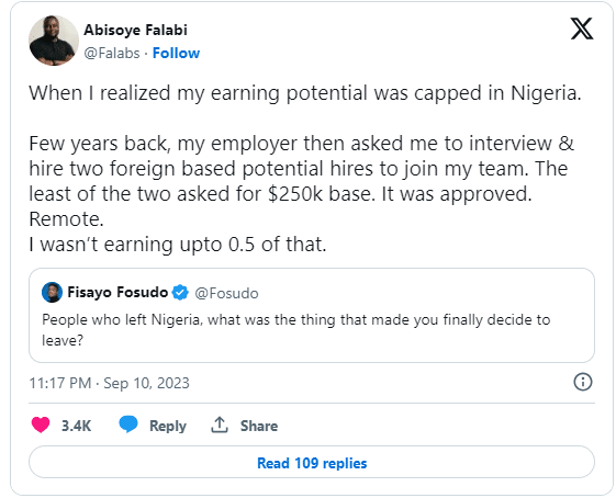 "Why I left Nigeria" - Man shares his reasons for relocating abroad