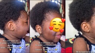 Adorable baby with full hair leaves many gushing