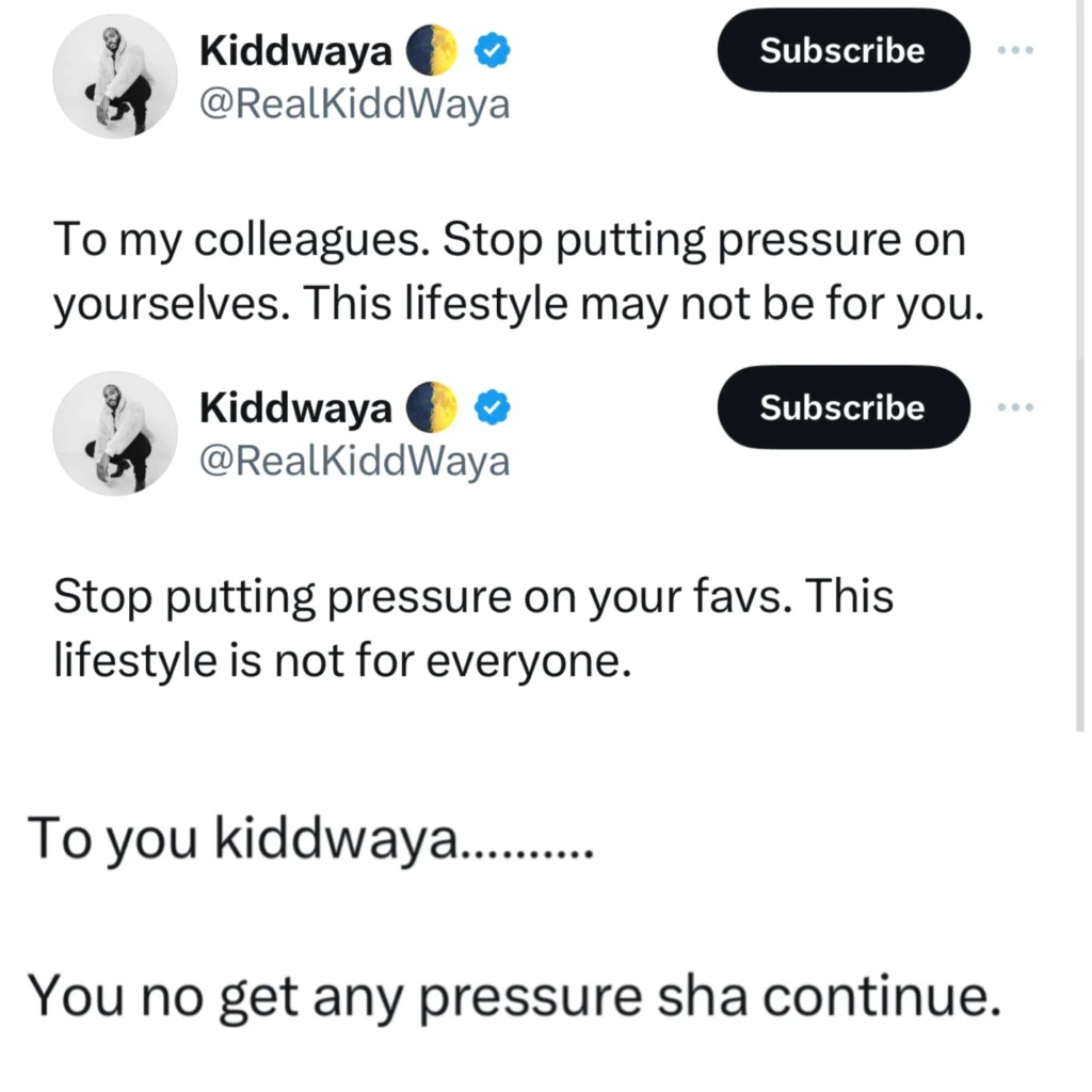 “This lifestyle might not be for you” — Kiddwaya gives advice to his fellow colleagues 