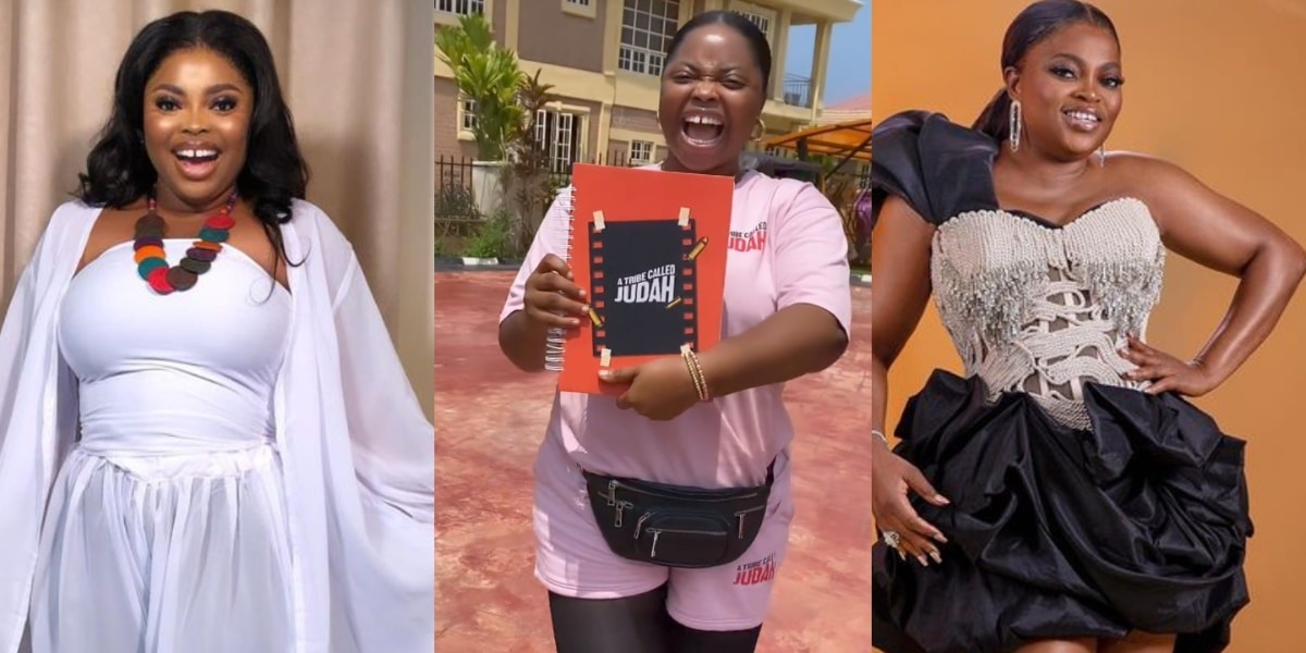 "I was so excited; I cried on set" – Juliana Olayode emotional as she reunites with Funke Akindele on "A Tribe Called Judah" movie