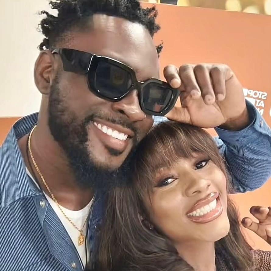 "Match made in heaven" – Reactions as Mercy is spotted wearing Pere's blazer while in his hotel room