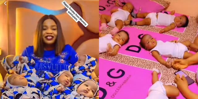 Mother of Quintuplets frustrated as she begs her babies to let her sleep