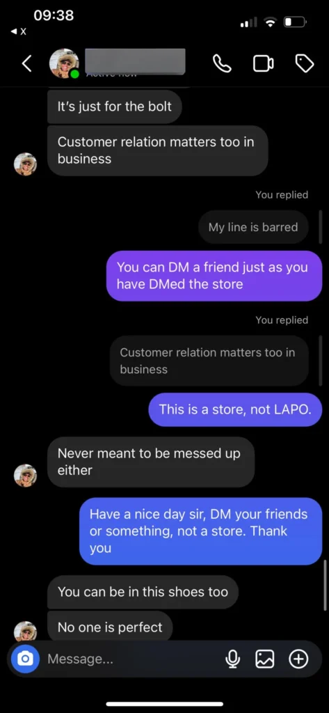 “Scammers don lack format o!” — Nigerian business woman exposes scammer in her DM