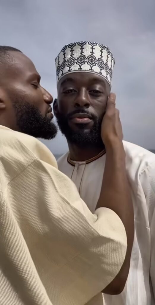 Nigerian gay couple make Nigerians blush as they celebrate their Traditional wedding 