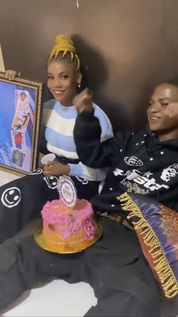 “Trenches love dey sweet normally” — Nigerians react as intentional girlfriend surprises boyfriend for his birthday 