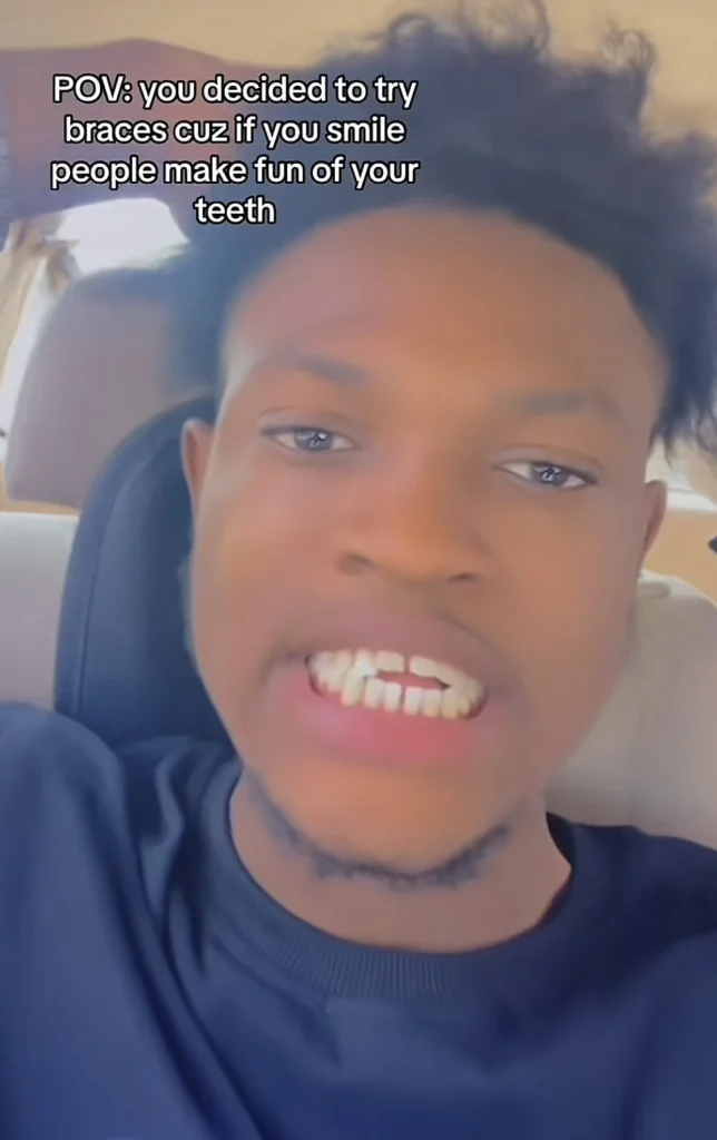Nigerian man reveals how well braces transformed his look
