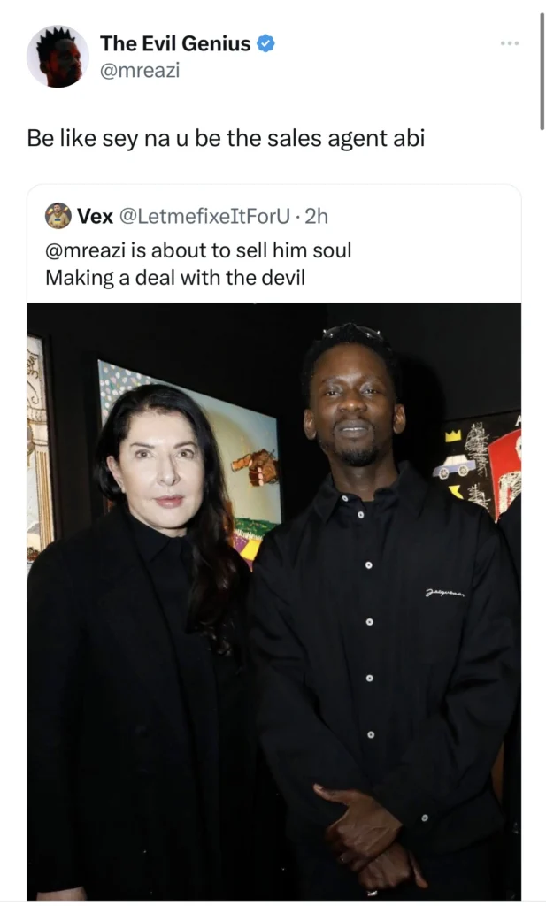 Mr Eazi claps back at tweep who accuses him of making deal with the devil 