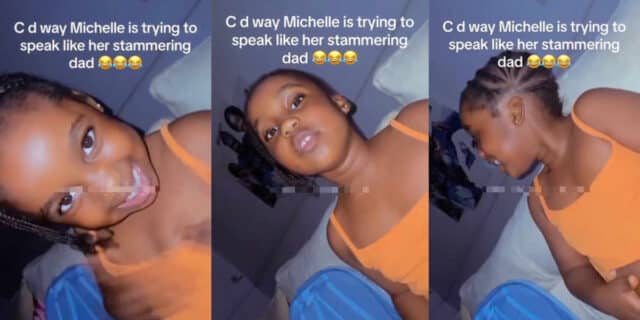 Girl’s video mimicking her stammerer father make rounds