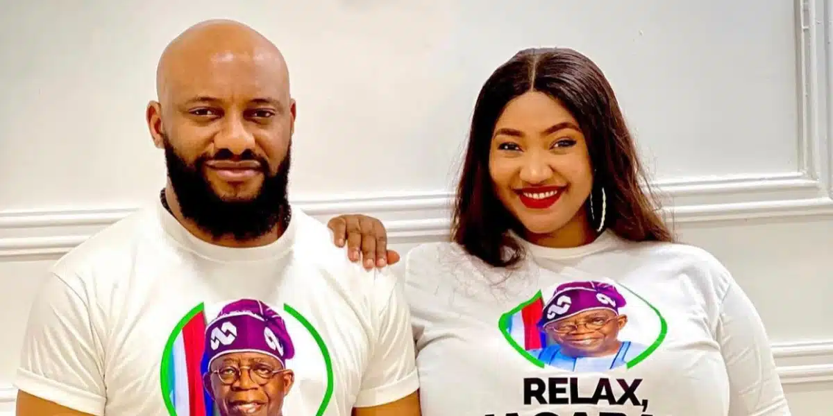 Netizens react after Yul and Judy Edochie beg Nigerians to be calm under Tinubu’s presidency