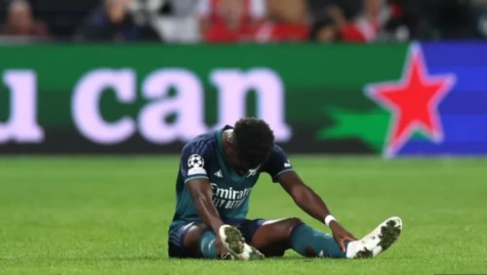 UCL: Saka picks injury as Arsenal bow to Lens in 2-1 defeat