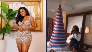 BBN fans display excess love, buys CeeC an iPhone 15 and gigantic money bouquets