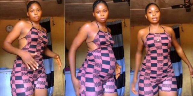 "Is she pregnant?" – Lady with Big stomach swiftly breathes in to make it flatter, video trends
