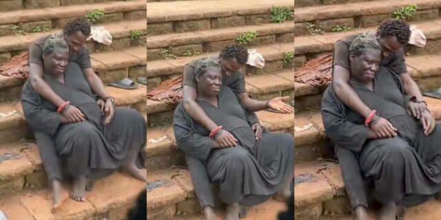 What's he telling her" – Adorable couple leaves single netizens green with envy