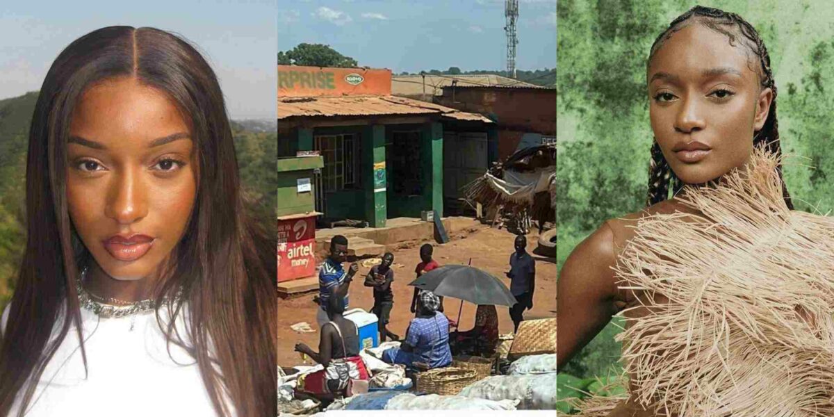 Ayraa Starr vegetables grandma