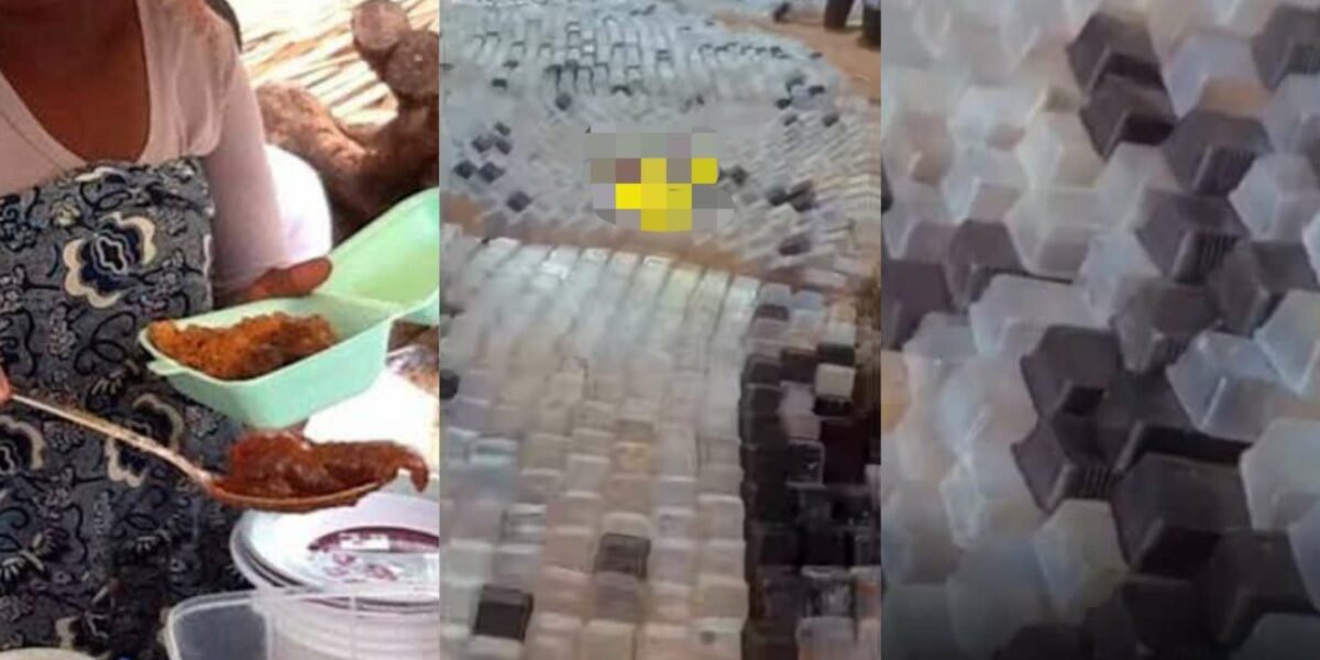 Man exposes food vendor washing takeaway for reuse in Abuja