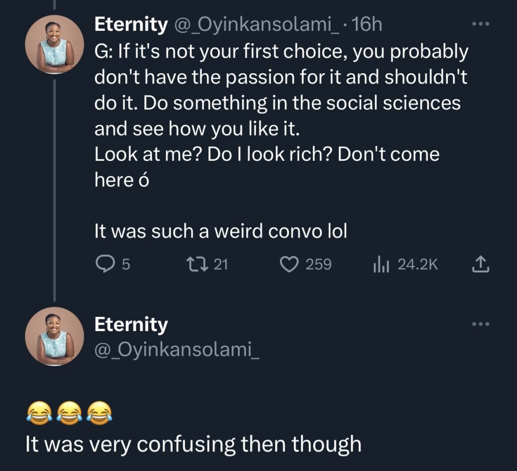 Gynecologist discourages lady from studying medicine even after mother begs him to encourage the ambition