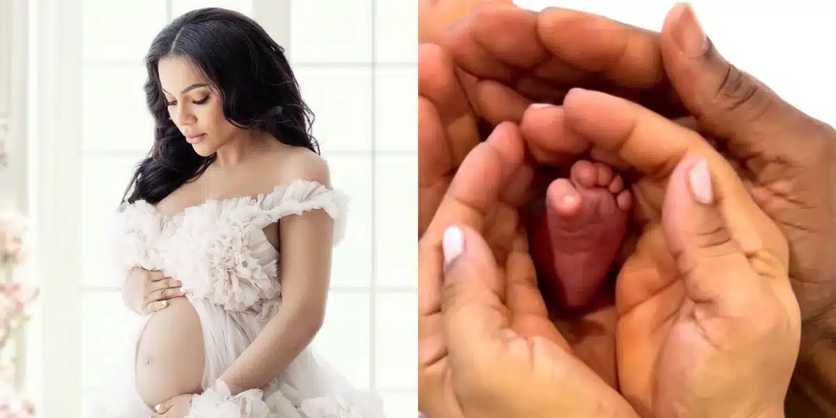 “Fear Igbo boys o” — Maria Chike cries out as she shares her experience with her baby as a new mother