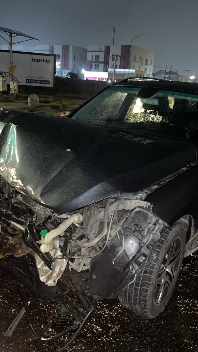 Davido’s signee, Logos Olori involved in ghastly car accident