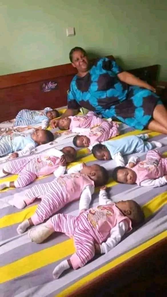 woman nonuplets 9 babies 25 years
