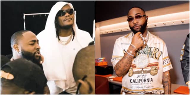 Davido spotted leading team in prayers before performance in Australia