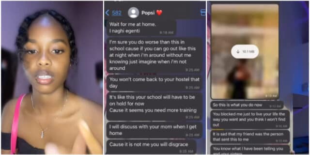 "So this is what you do now?" - Father loses cool as he catches his daughter going on a date night; Chats leak