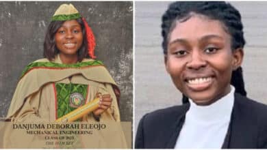 Lady melts hearts as she achieves flawless record, finishes with first-class honors and perfect CGPA of 5.0 in mechanical engineering