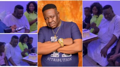 Fans show concern as Mr Ibu celebrates birthday with family and friends in hospital