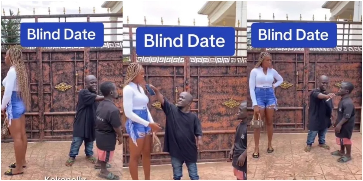 "He looks like an oracle in my village" - lady berates small sized man during a blind date