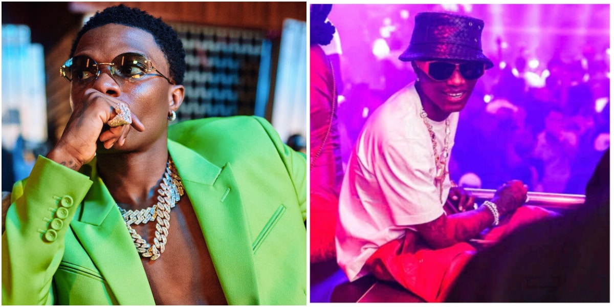 "My guy nor wan looseguard" - Reactions as WizKid refuses to drink a shot offered to him at Lagos nightclub