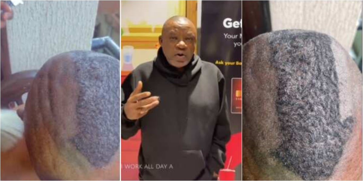 "Avatar from Osun" - Son gives father funny hair cut