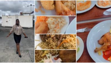 "They want to kill us with food" - Nigerian lady interning at Total Energies shares experience at company