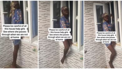 "Be careful of house helps" - Family in shock as they catch their house cleaner in an unusual spot at home