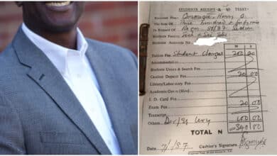 "I paid just N340" - Nigerian man shares his 1987 university tuition fee official receipt online, receipt causes buzz