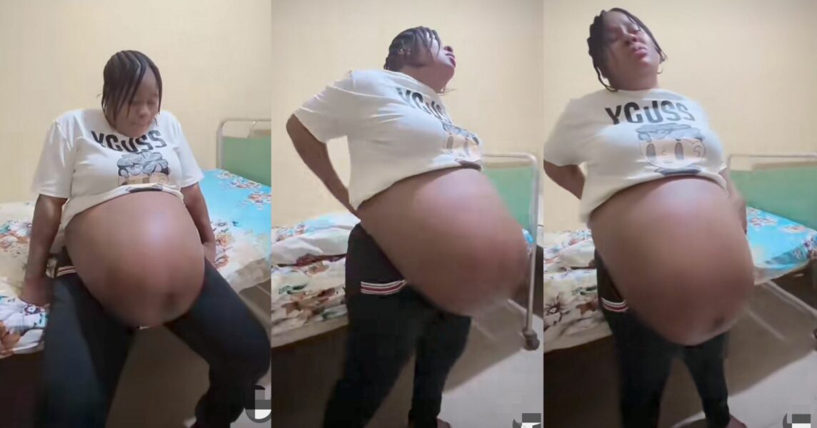 Pregnant baby bump size